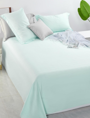 숨 쉬는 Bambu Viscose Sheet 세트 지속 가능한 침대 시트 세트 부드럽다