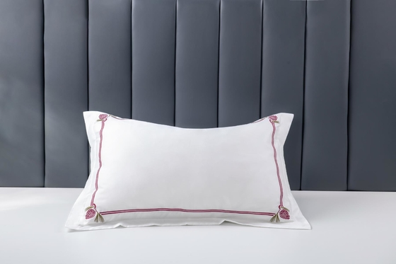 OEM 백색 면 embroidered 베개 가구 OEKO-TEX King Size 베개 가구