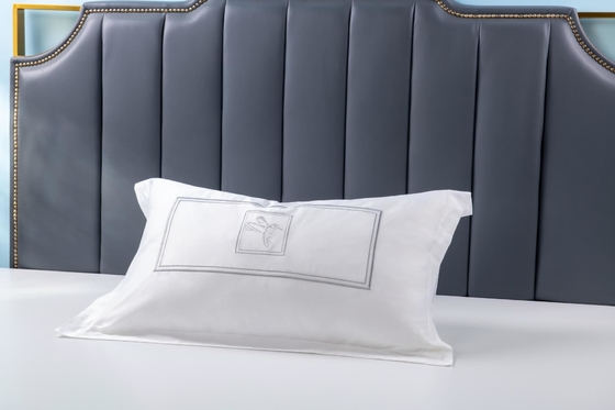 OEM 백색 면 embroidered 베개 가구 OEKO-TEX King Size 베개 가구